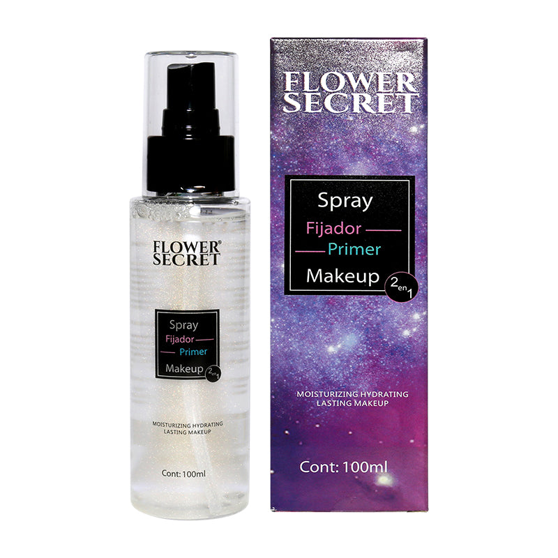 Spray Fijador de Maquillaje y Primer Flower Secret