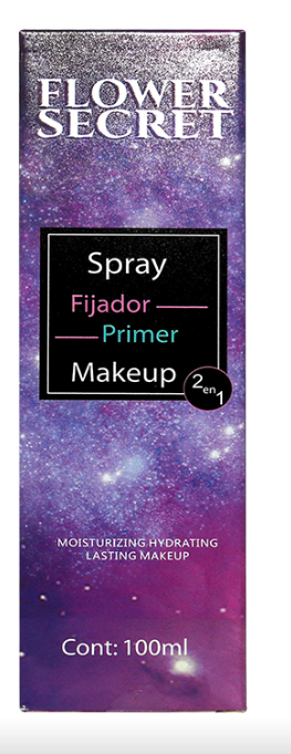 Spray Fijador de Maquillaje y Primer Flower Secret