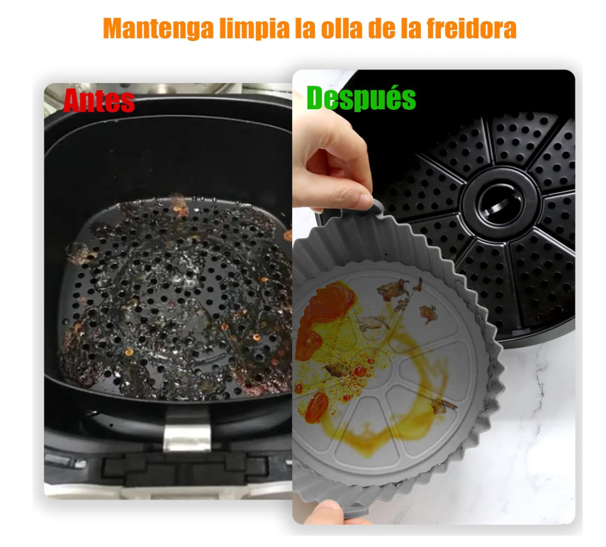 Molde de Silicona para Freidora de Aire (2un)