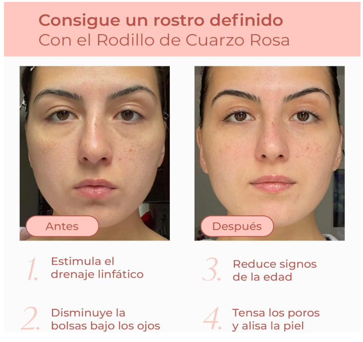 Kit de Rodillo Facial y Masajeador para el Rostro